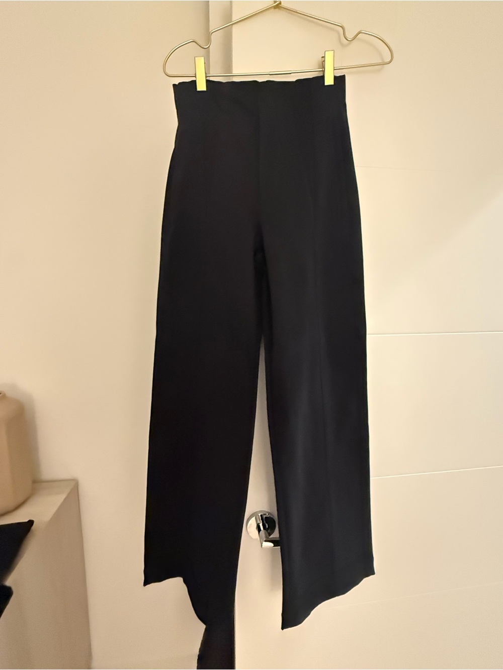 ALO Yoga Black High-Waist Wide-Leg Pants